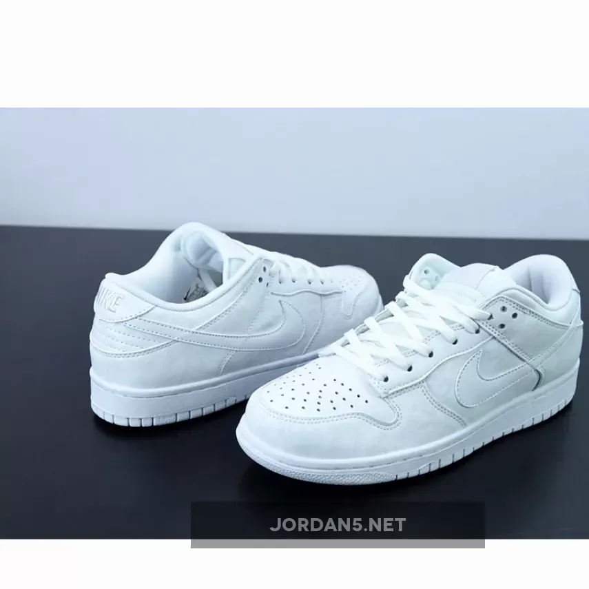 Online Nike Dunk Low 'Flower' Triple White 1675864215