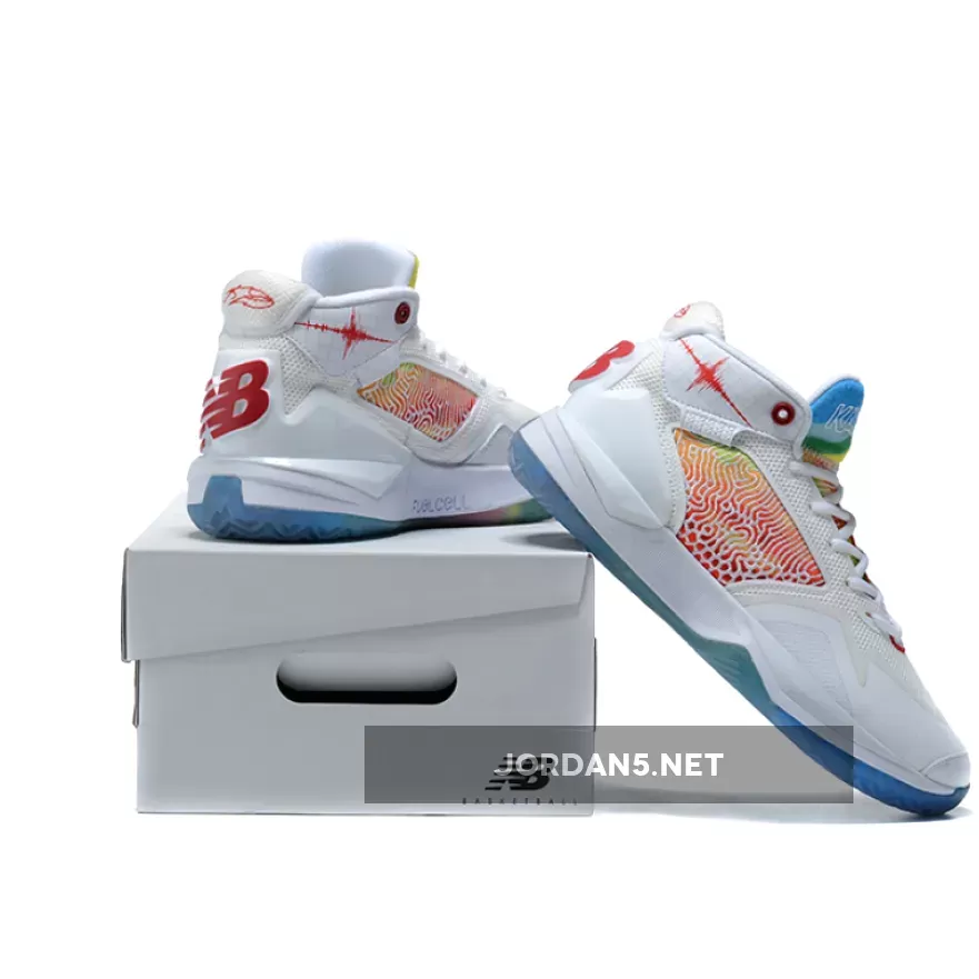 New Balance KAWHI Seismic Moment White/Team Red/Ice Blue