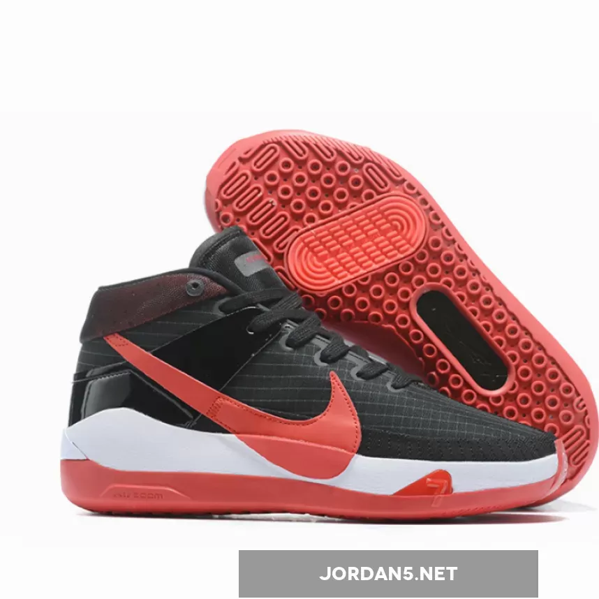 Nike KD 13 "Bred" Black/White-University Red CI9948-002