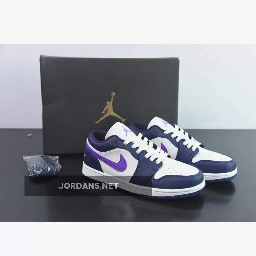 Air Jordan 1 Low Sail And Purple DC0774-502 Online
