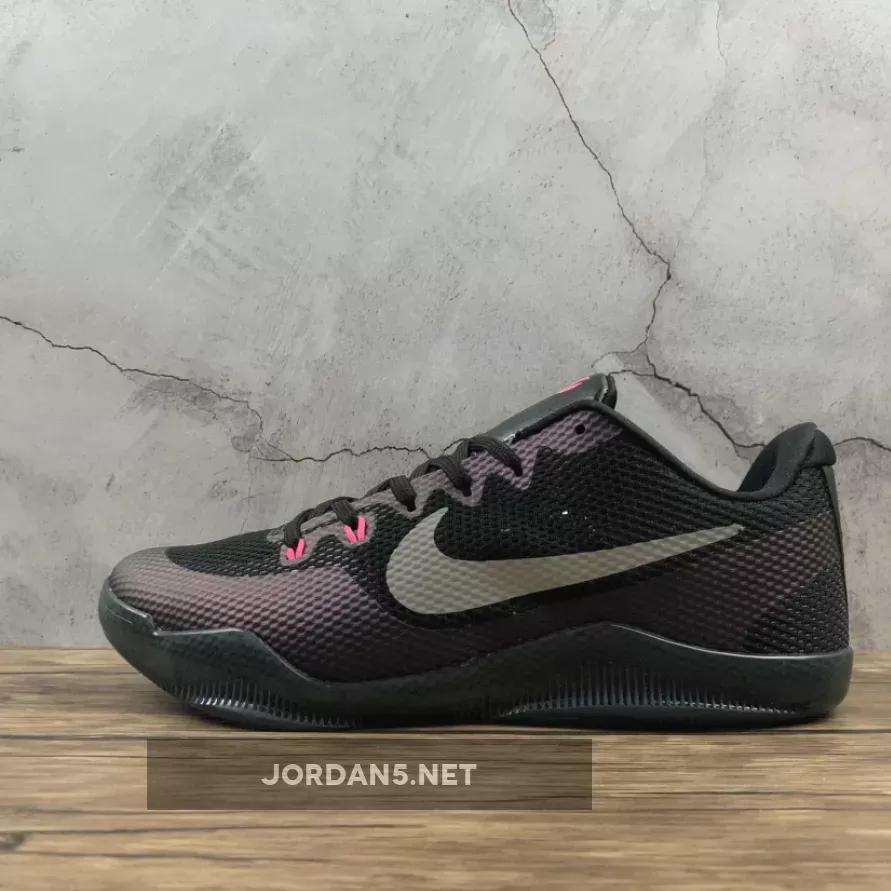 Nike Kobe 11 Low "Invisibility Cloak" Black/Hyper Pink-Metallic Silver