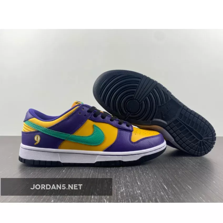 Nike Dunk Low Lisa Leslie Court Purple/Clear Emerald / Lisa Dunks DO9581-500