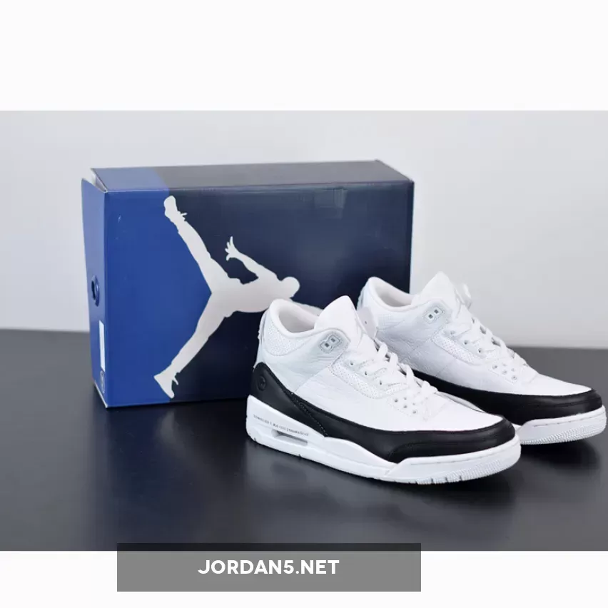 Air Jordan 3 Retro 'Fragment' Unisex DA3595-100 White/Black-White AJ3 fragment 3 jordan