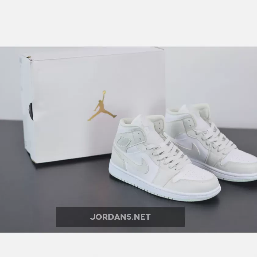 Air Jordan 1 Mid Spruce Aura White For Womens CV5280-103 #spruce aura jordan 1