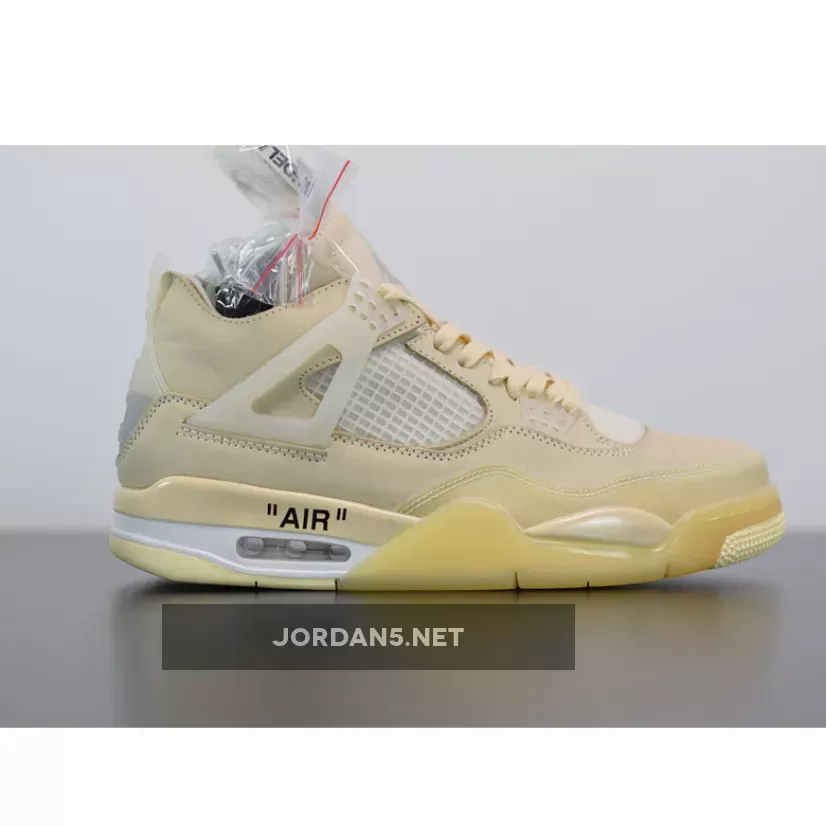 Air Jordan 4 Off-White Sail Cream #off white 4s jordans