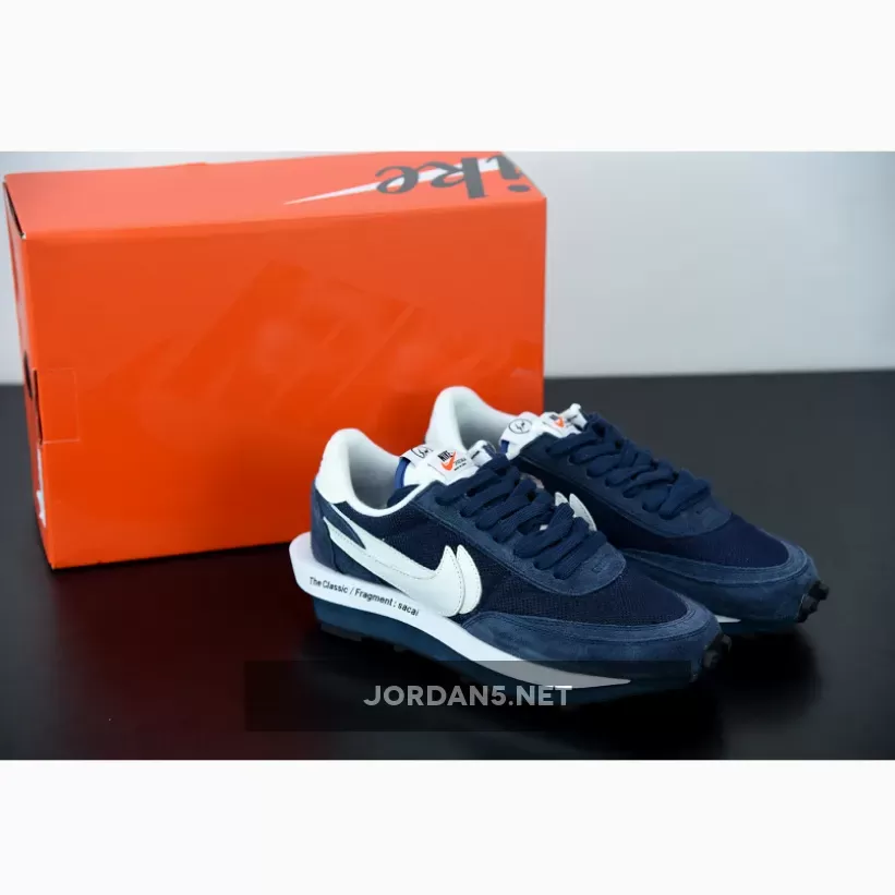 Fragment x Sacai x Nike LDWaffle Blue Void/Obsidian/White | sacai fragment waffle release date DH2684-400