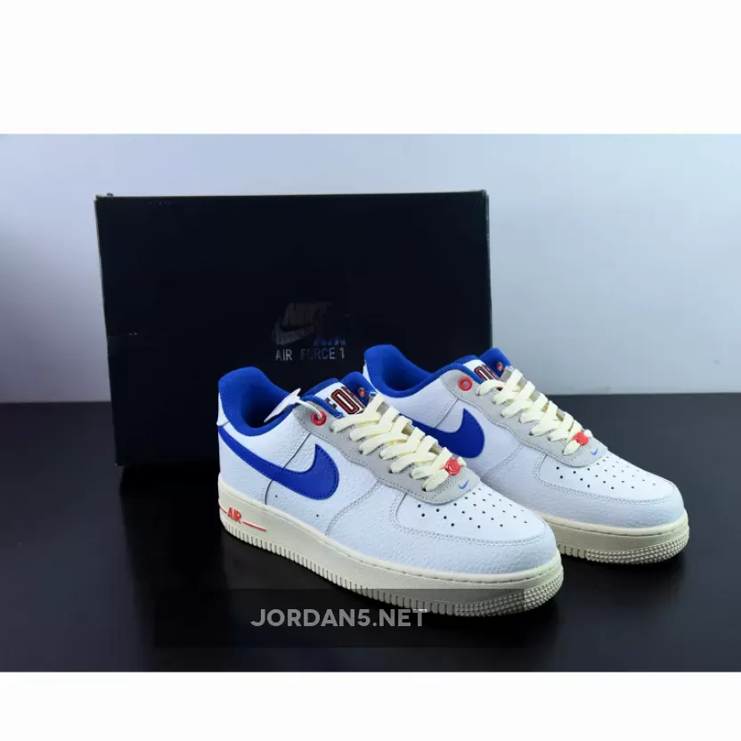 Nike Air Force 1 Low 'Command Force' White/Hyper Royal-Picante Red #nike command force
