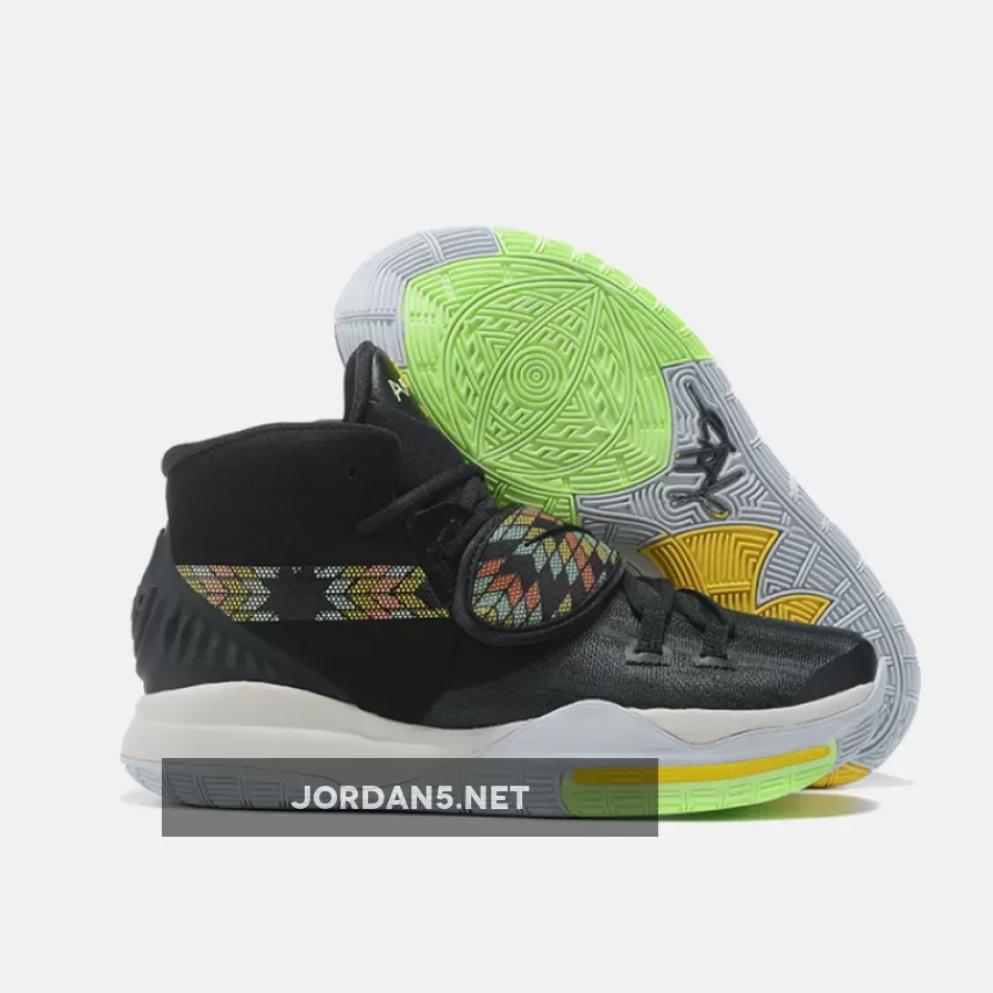 Nike Kyrie 6 "N7" Black/Pure Platinum-Citron Pulse | KYRIE HELA DA1348-001