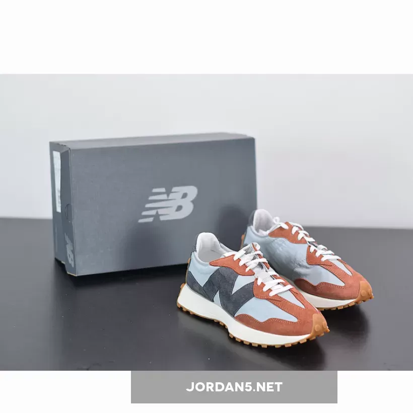 New Balance Brown/Grey - Brown New Balance 327 MS327JC1
