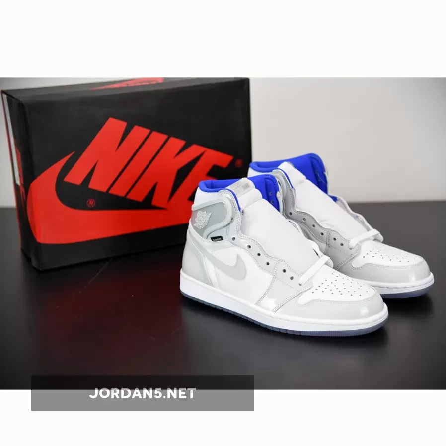 Air Jordan 1 High Zoom 'Racer Blue' CK6637-104 #air jordan 1 zoom racer blue