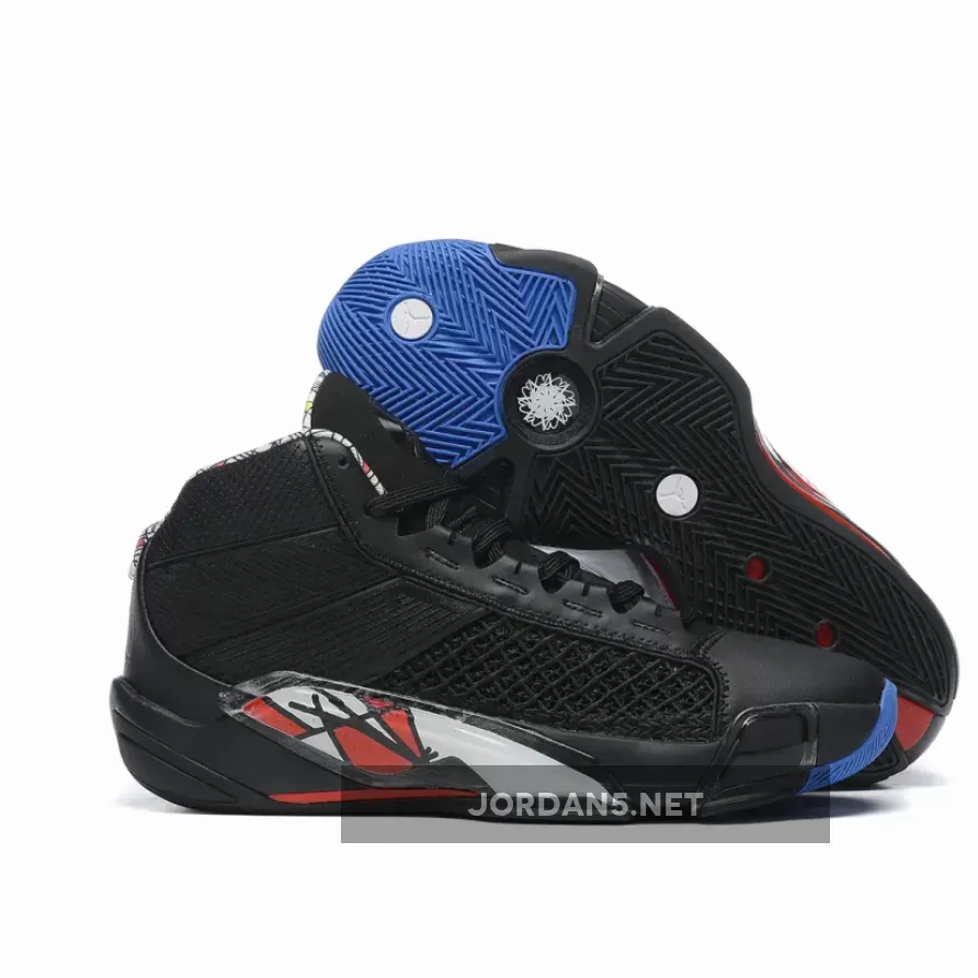 Cheap Air Jordan 38 'Playoffs' Black/Varsity Red-White FS-1775870425
