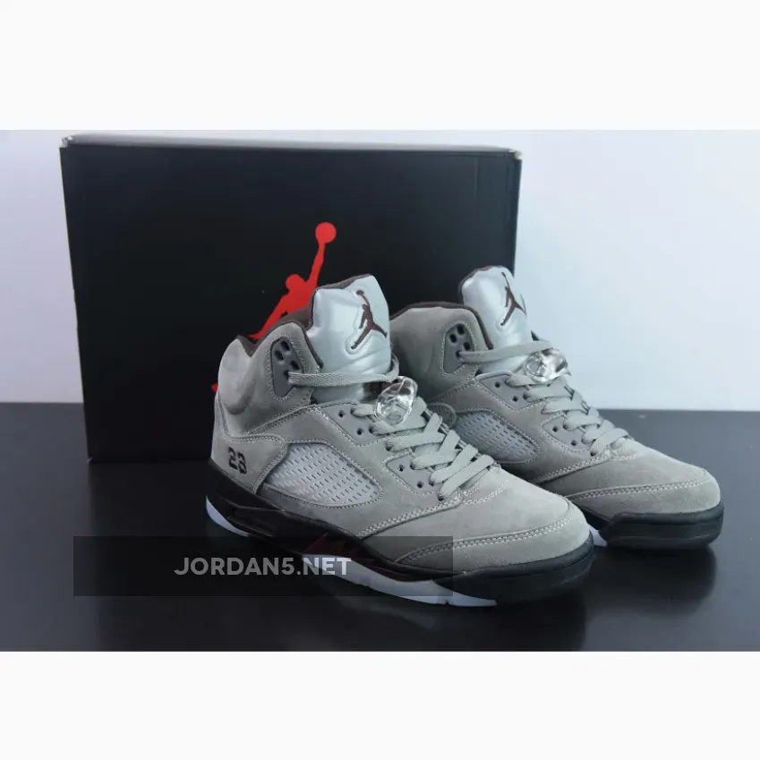 A Ma Maniére x Air Jordan 5 Light Bone/Black-Burgundy Crush