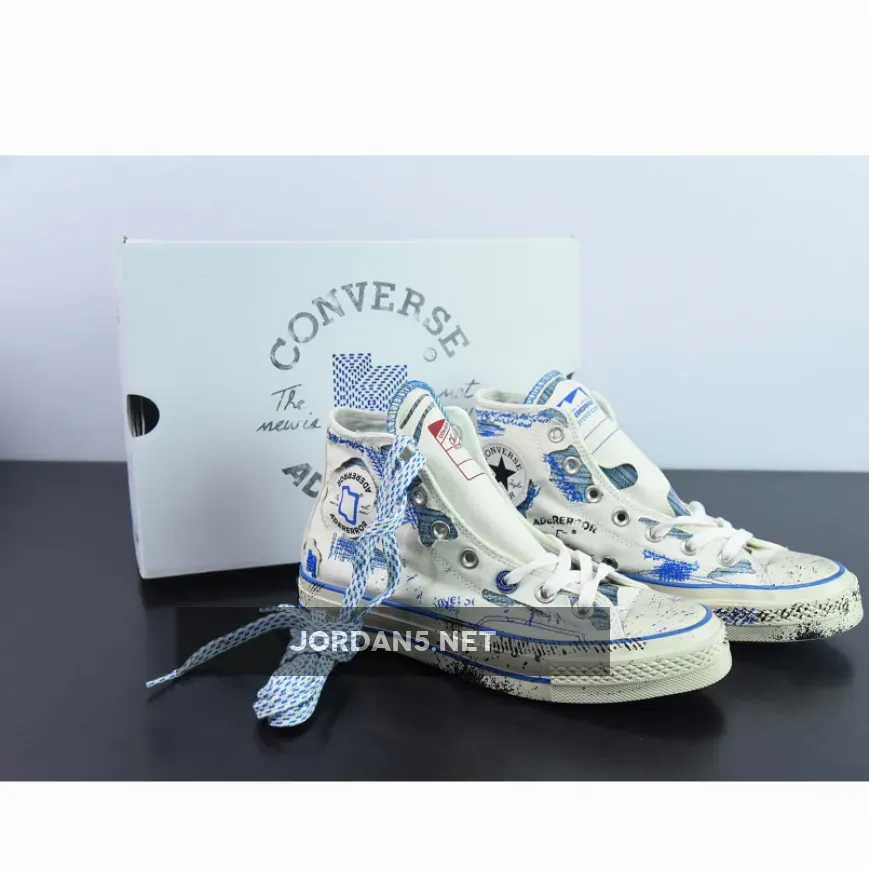 ADER ERROR x Converse Chuck 70 Hi Create Next White Blue