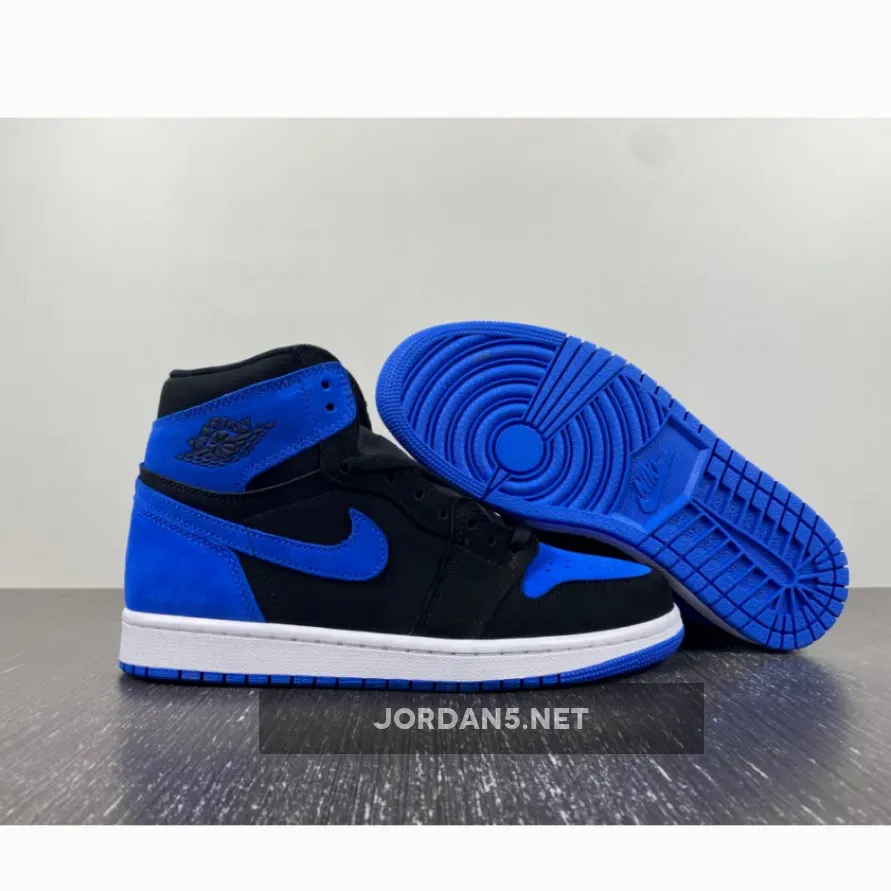 Air Jordan 1 High OG "Royal Reimagined" Black/Royal Blue-White