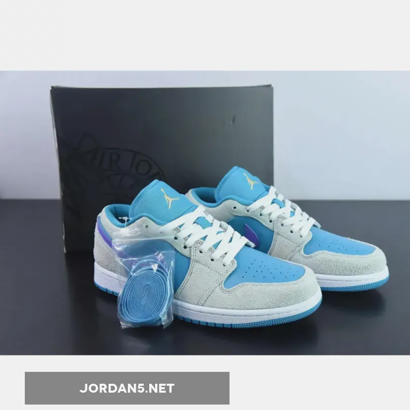 Air Jordan 1 Low Blue Grey Purple