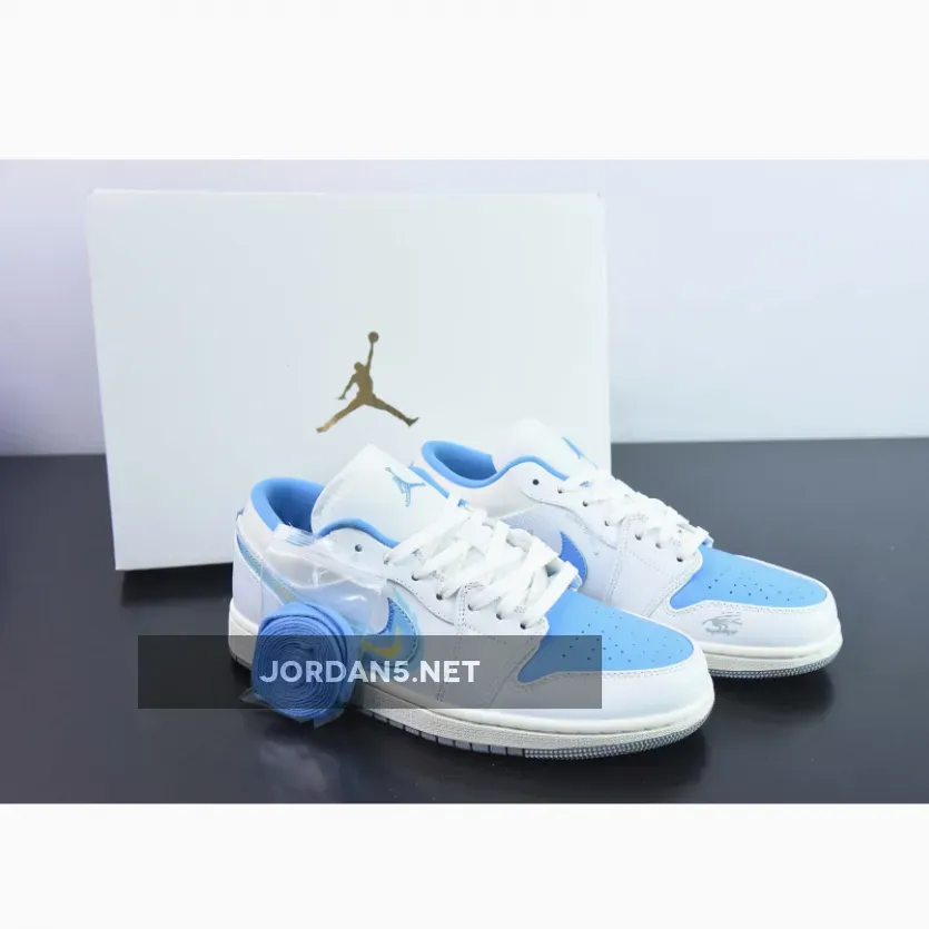 Air Jordan 1 Low "Born To Fly" Sail/University Blue