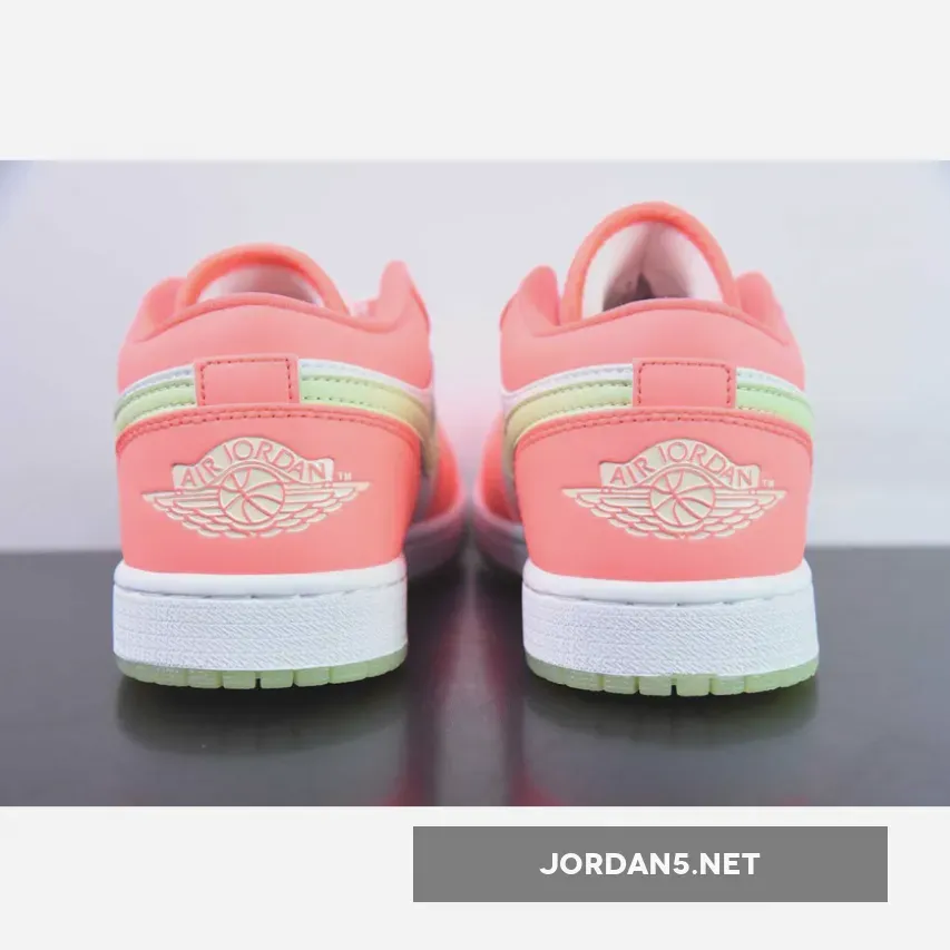 Air Jordan 1 Low Lava Glow/White/Barely Volt Air Jordan 1 Low Lava Glow/White/Barely Volt