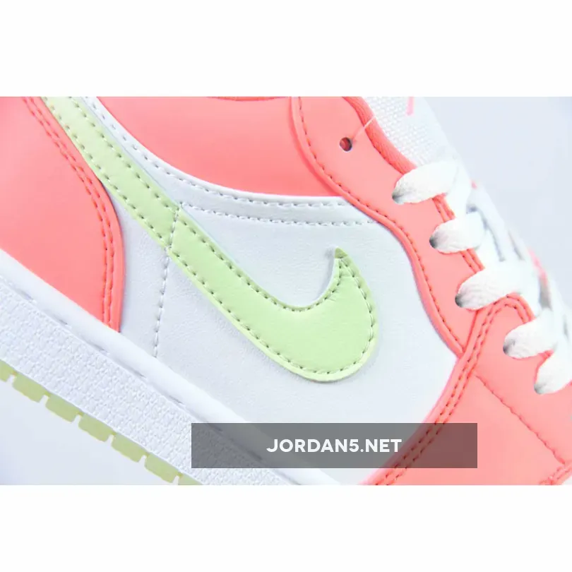 Air Jordan 1 Low Lava Glow/White/Barely Volt Air Jordan 1 Low Lava Glow/White/Barely Volt