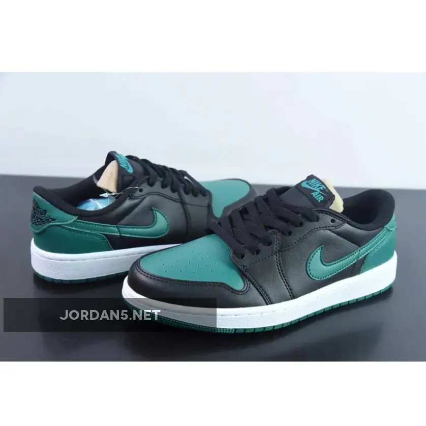 Air Jordan 1 Low OG Black Gorge Green Sail Air Jordan 1 Low OG Black Gorge Green Sail