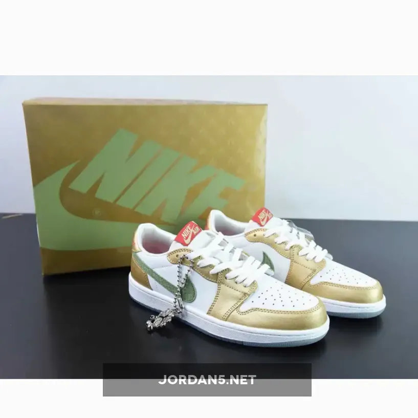 Air Jordan 1 Low OG "CNY 2024" Sail/Metallic Gold Grain