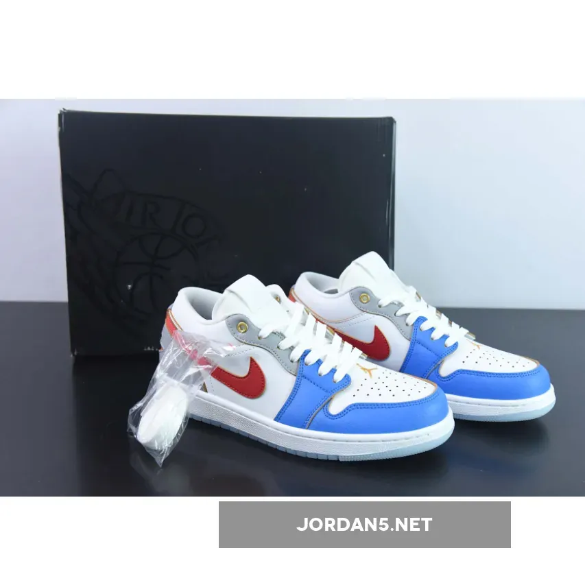 Air Jordan 1 Low "Philippines" White/University Red