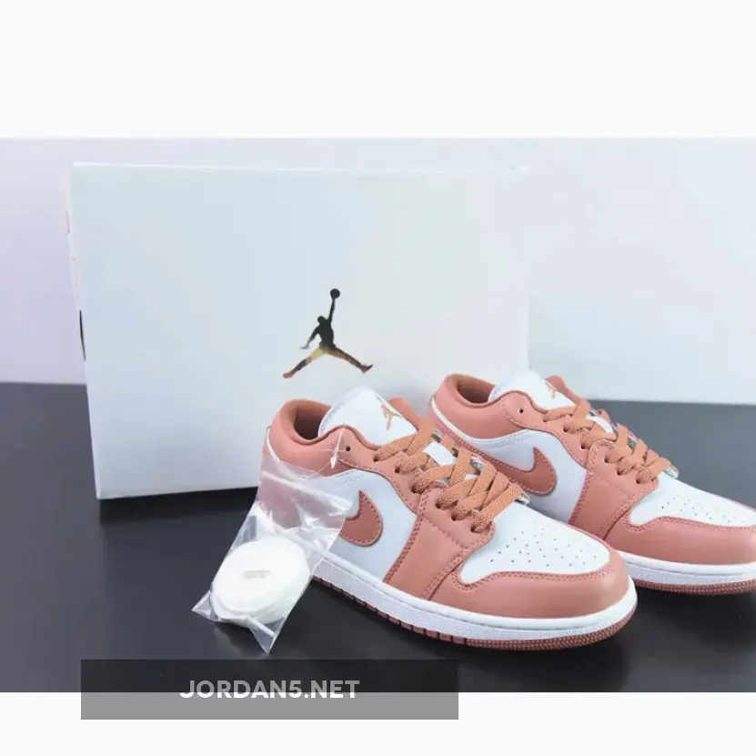 Air Jordan 1 Low Pure Platinum/Sky J Orange