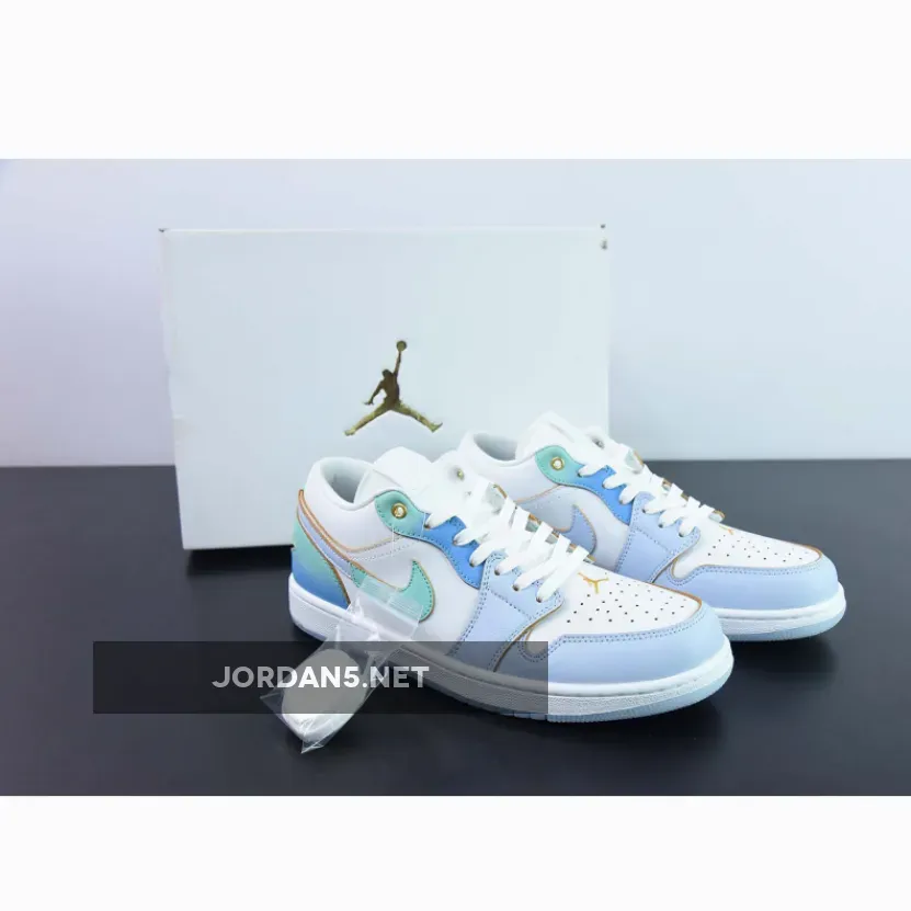 Air Jordan 1 Low SE White Emerald Rise New Arrival