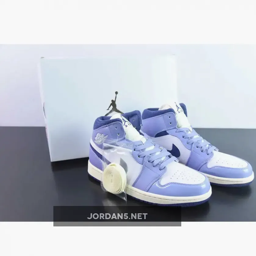 Air Jordan 1 Mid Purple Chenille