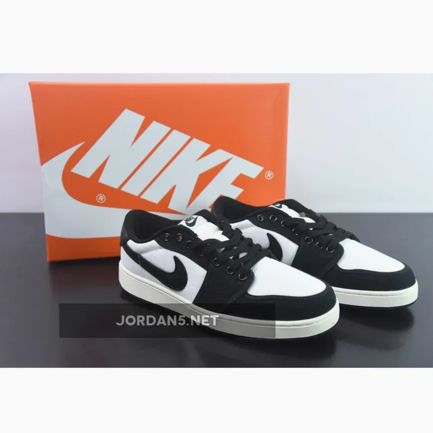 Air Jordan 1 Retro KO Low White / Black