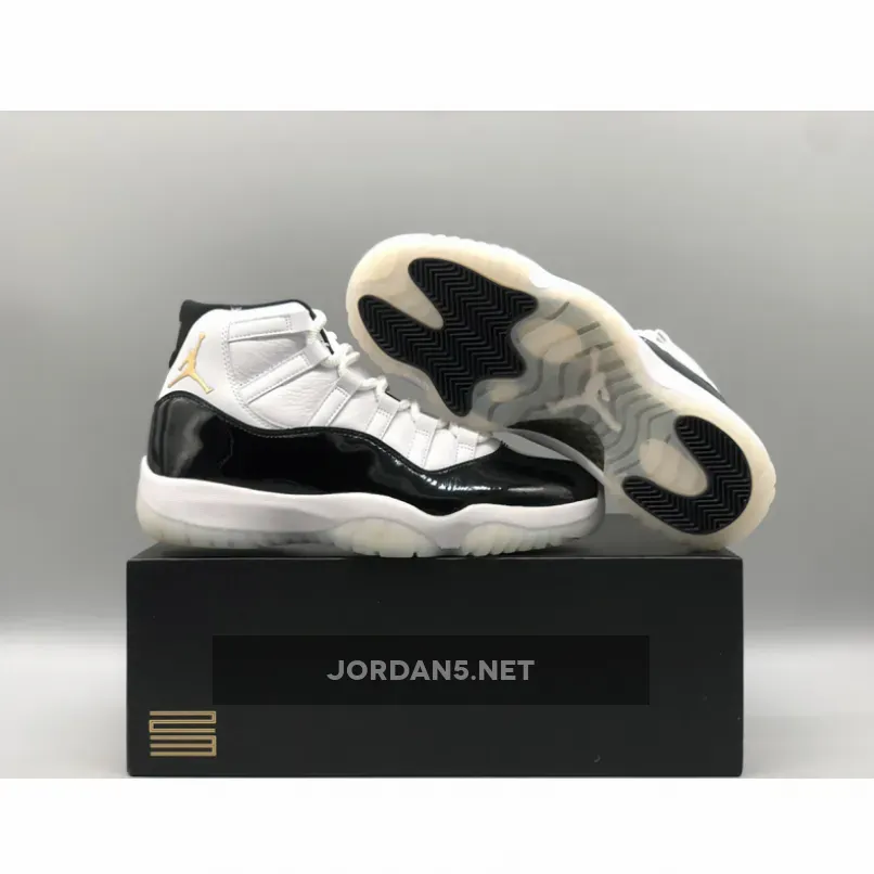 Air Jordan 11 DMP 2023 Black/White/Metallic Gold