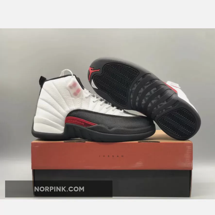 Air Jordan 12 "Red Taxi" White/Gym Red-Black