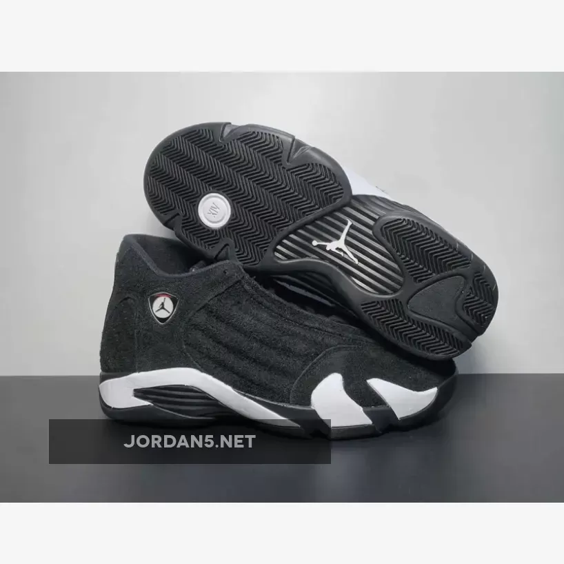 Air Jordan 14 Black/White-University Red