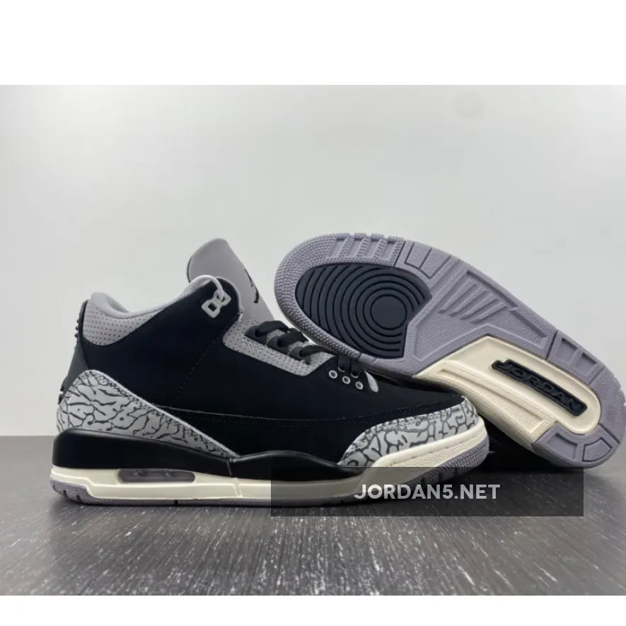 Air Jordan 3 Off Noir/Black-Coconut Milk