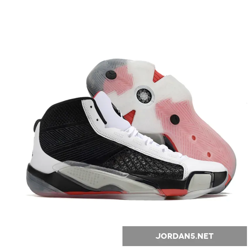 Air Jordan 38 "Fundamentals" White/Siren Red/Black