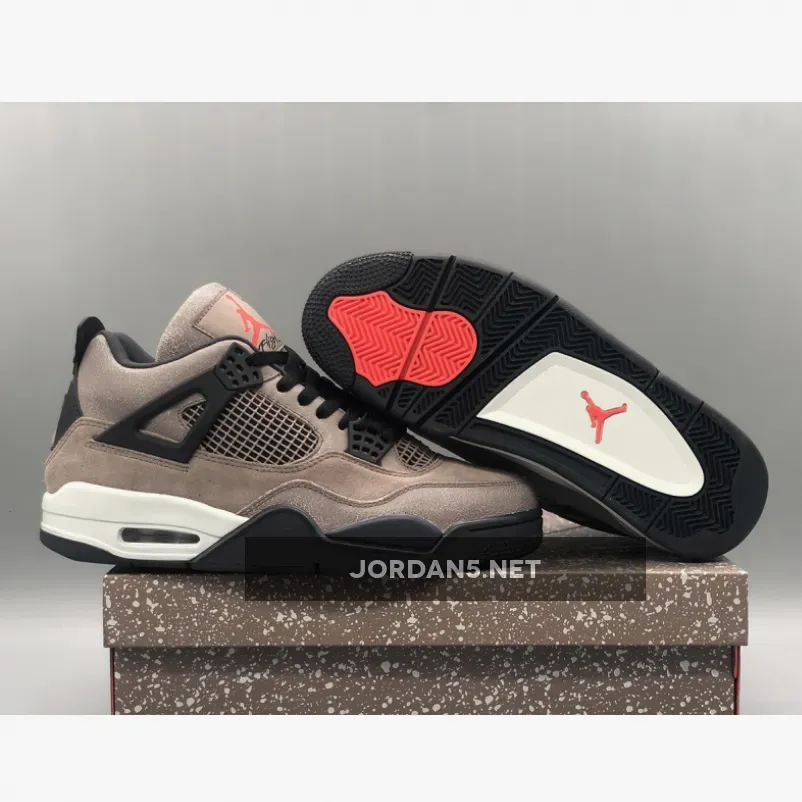 Air Jordan 4 (IV) Retro Taupe Haze/Oil Grey/Off White/Infrared 23