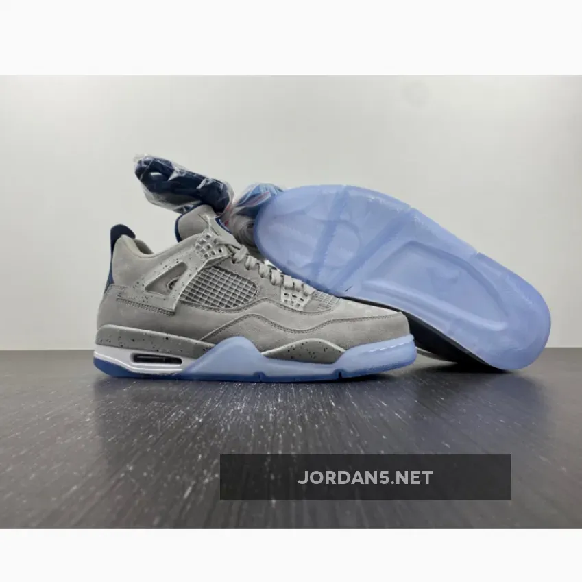 Air Jordan 4 Retro Georgetown PE Light Grey
