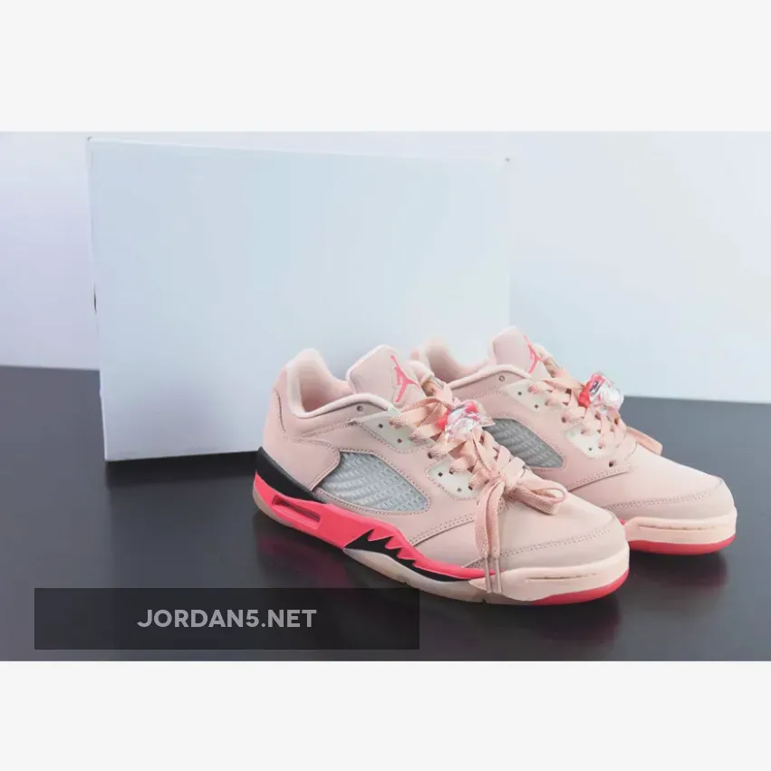 Air Jordan 5 Low "Girls That Hoop" Arctic Orange/Black/Siren Red Restock
