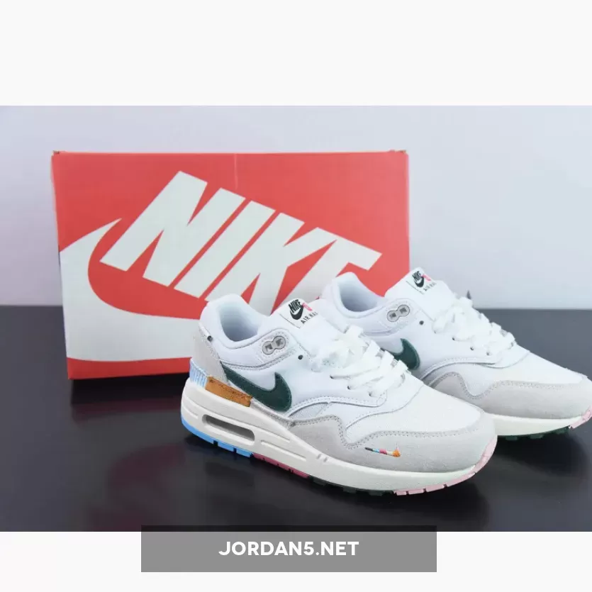 Air Max 1 "All Petals United" White / Green / Pink / Blue / Yellow