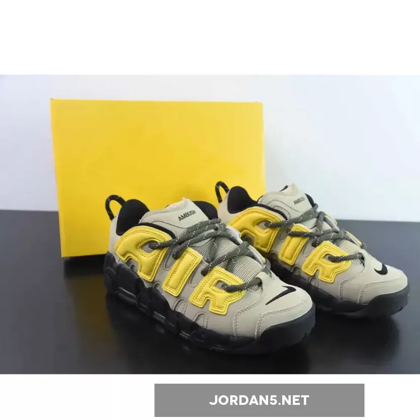 AMBUSH x Nike Air More Uptempo Low "Limestone"