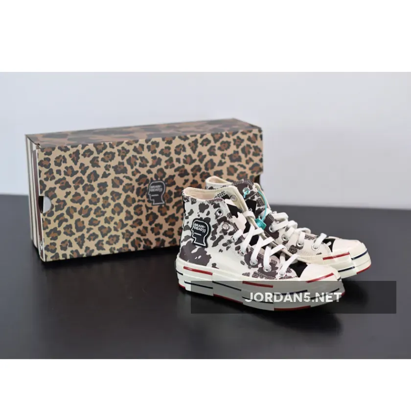 Brain Dead x Converse Chuck 70 High Top Egret/Black/French Roast