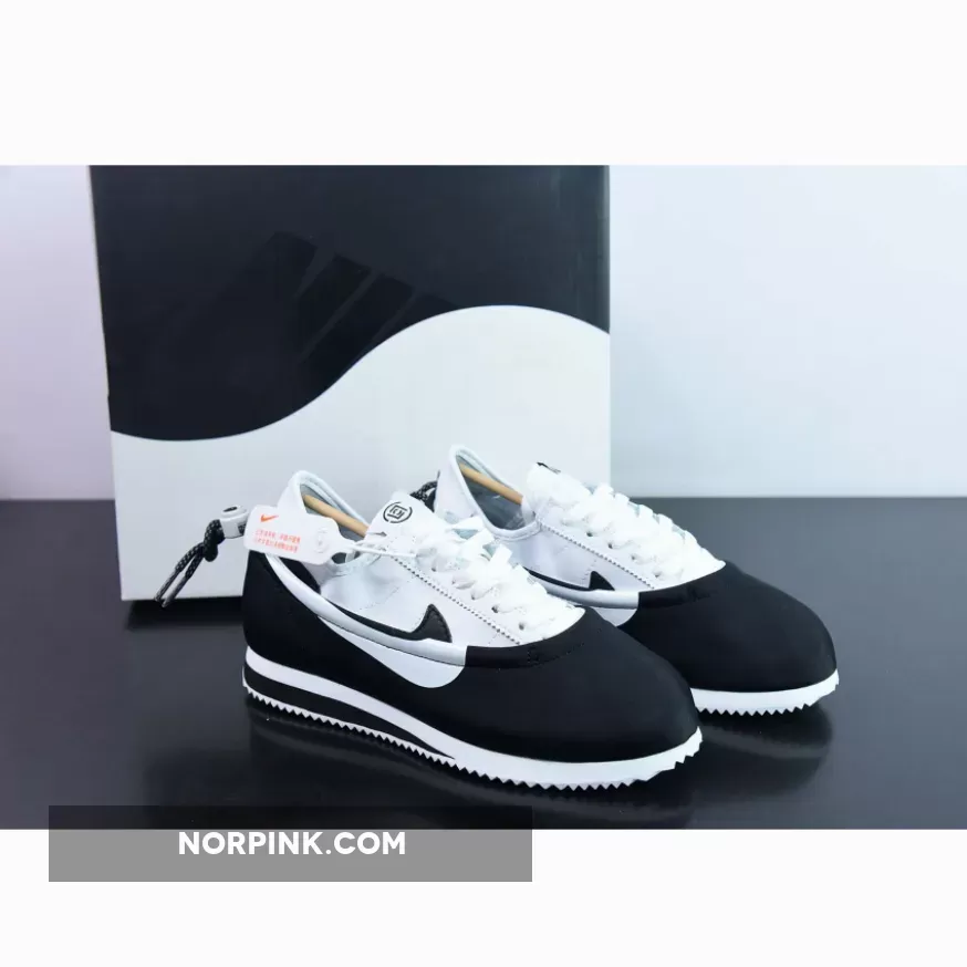 CLOT x Nike Cortez Black White