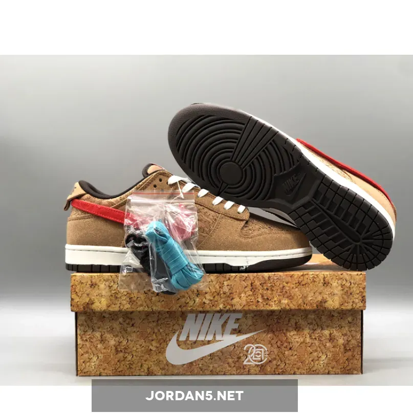 CLOT x Nike Dunk Low Cork