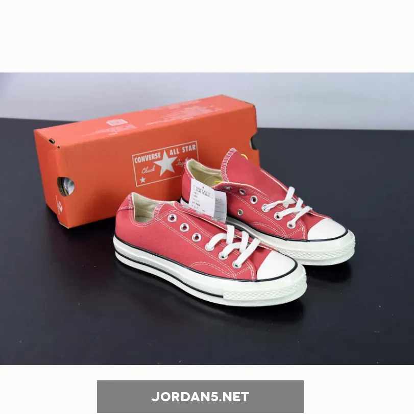 Converse Chuck 70 Vintage Low Canvas Rhubarb Pie/Egret/Black