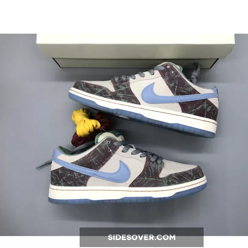 Crenshaw Skate Club X Nike SB Dunk Low Cream/Brown-Blue-Green