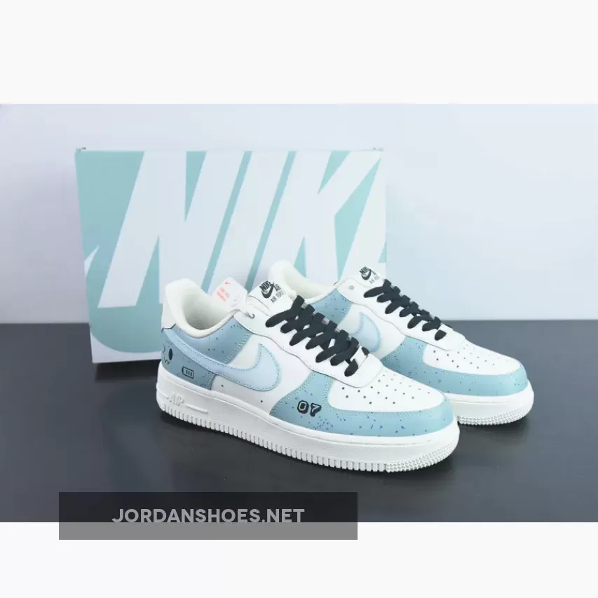 Custom Nike Air Force 1 Low White Sky Blue