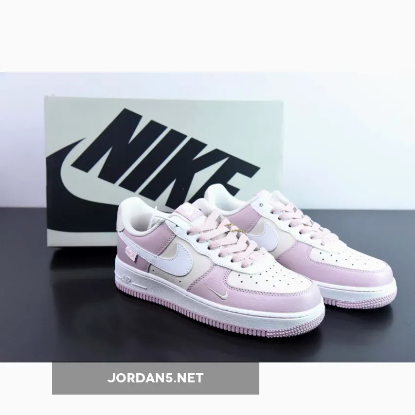 Custom Nike Air Force 1 White Pink