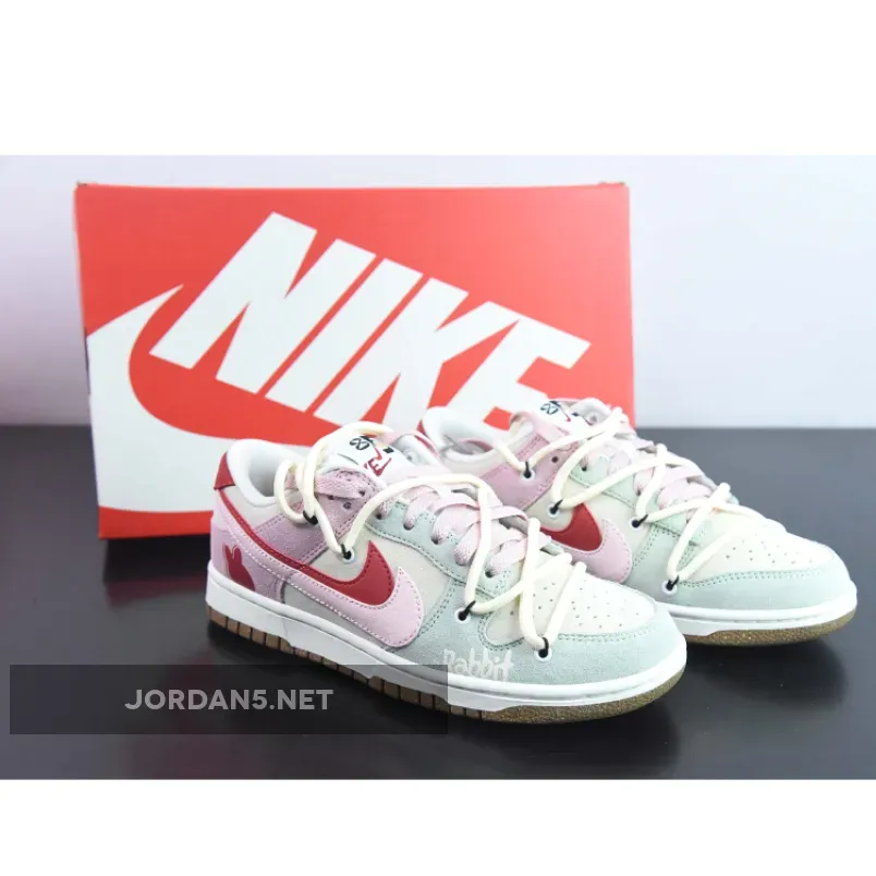 Custom Nike Dunk Low ’85 Double Swoosh’ Rabbit