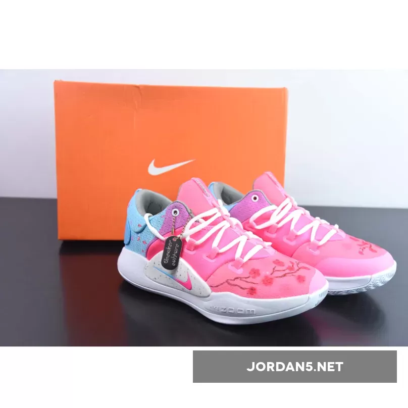 Custom Nike Hyperdunk X Low EP White Pink