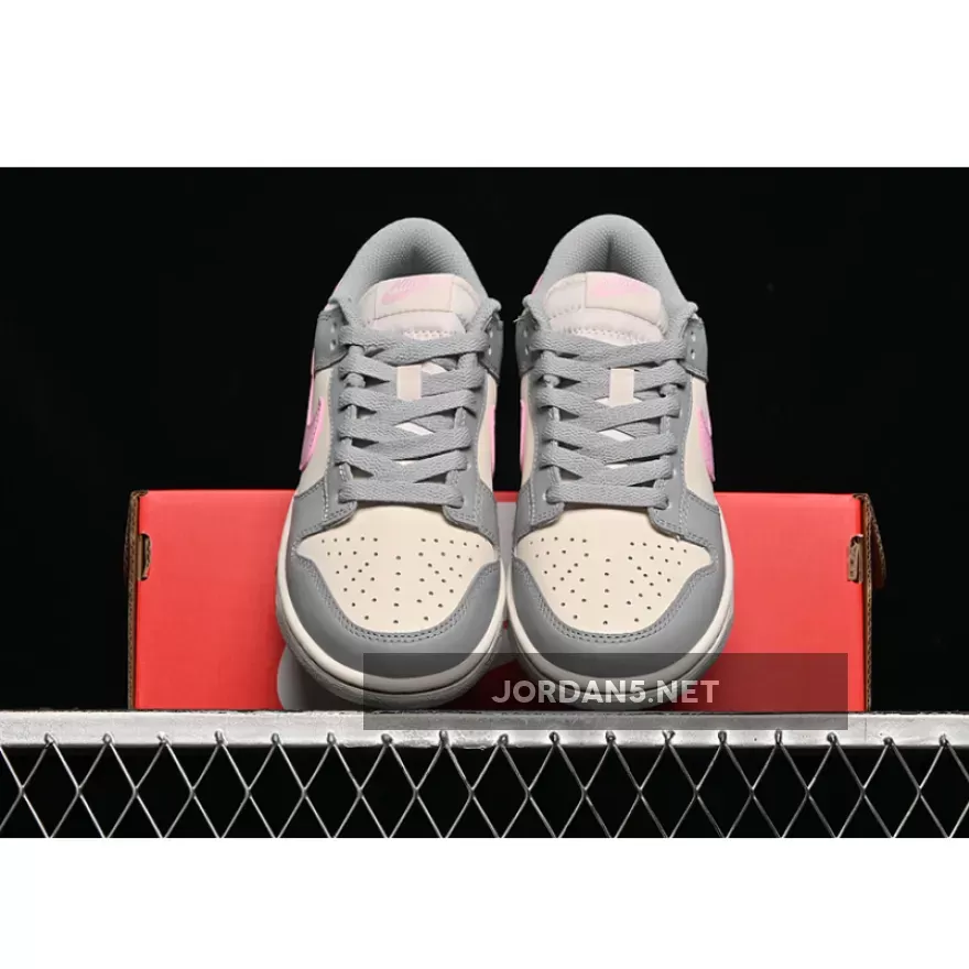 DUNK LOW NEXT NATURE LIGHT SMOKE GREY/PINK RISE/PALE