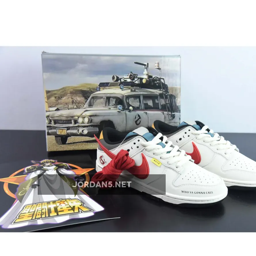 Ghostbusters x Nike Dunk Low Sail Red